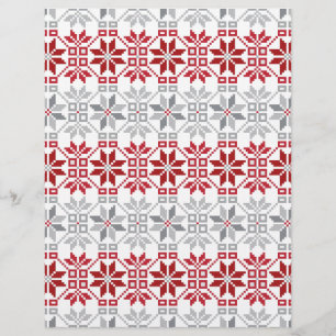 Papier Motif géométrique du soleil du matin letton VIII