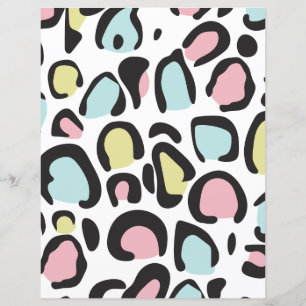 Papier Motif imprimé animal des années 1980