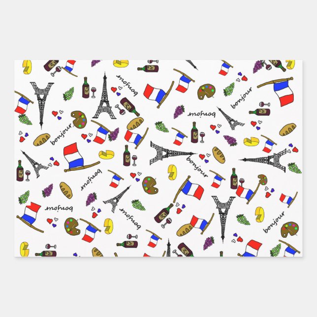 Papier Motif Paris (Devant)