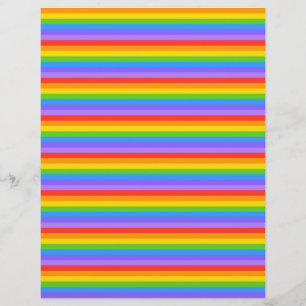Papier Motif Rainbow Stripes.