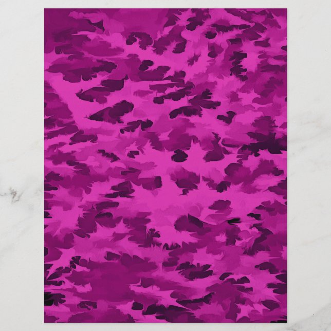 Papier Motif Violet Camouflage (Devant)