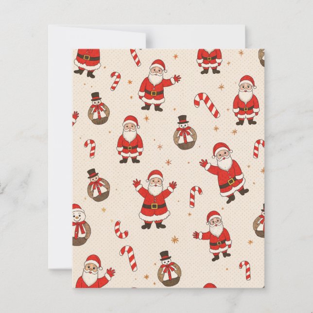 Papier motifs de noël (Devant)