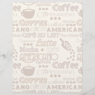 Papier Mots de café