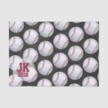 03of12 Motif de baseball papier