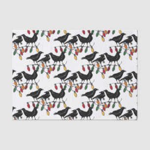Papier Mousseline 12 Jours de Noël 4 Appeler les oiseaux