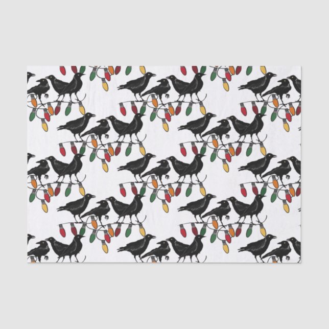 Papier Mousseline 12 Jours de Noël 4 Appeler les oiseaux (Recto)