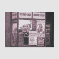 1912 Fenêtre du magasin Vaudeville Manucure Pro-Un