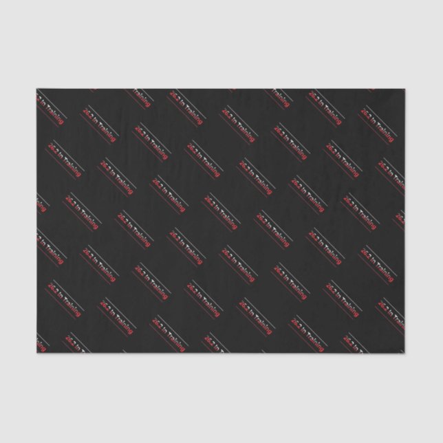 Papier Mousseline 26.2 en entraînement - Course au marathon complet  (Recto)