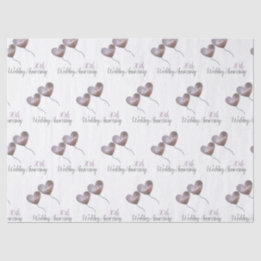 Papier Mousseline 30e anniversaire mariage perle mari et femme