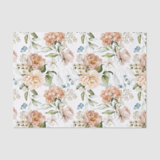 Papier Mousseline 3 feuilles, Dutch Still Life Floral Art Hydrangeas