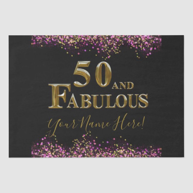 Papier Mousseline 50e anniversaire (Recto)