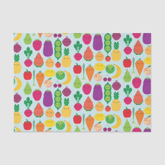 Papier Mousseline 5 des fruits et légumes de jour (Recto)