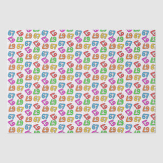 Papier Mousseline "67" Viral Confetti Tissue Paper