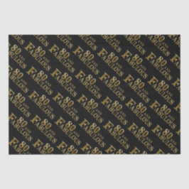 Papier Mousseline 80e anniversaire