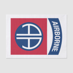 Papier Mousseline 82e division aéroportée Insignia