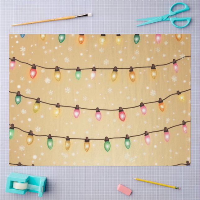 Papier Mousseline A Christmas Light Series Design #11 (Artisanat)