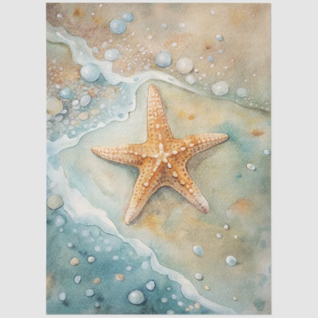 Papier Mousseline A Coastal Series Design 20 (Recto)