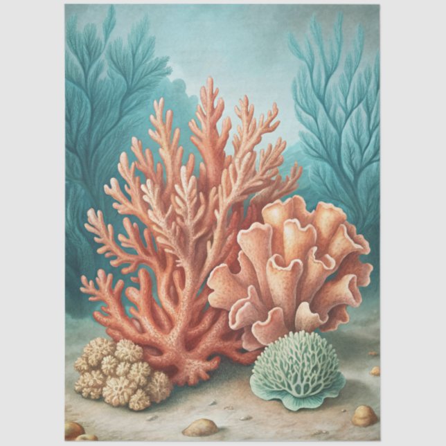 Papier Mousseline A Coastal Series Design 55 (Recto)