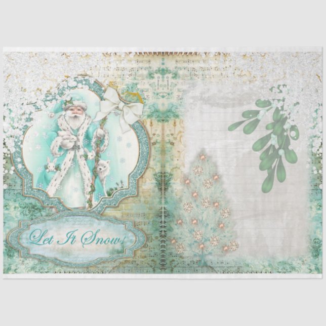 Papier Mousseline A Let it Snow Series Design 2 (Recto)