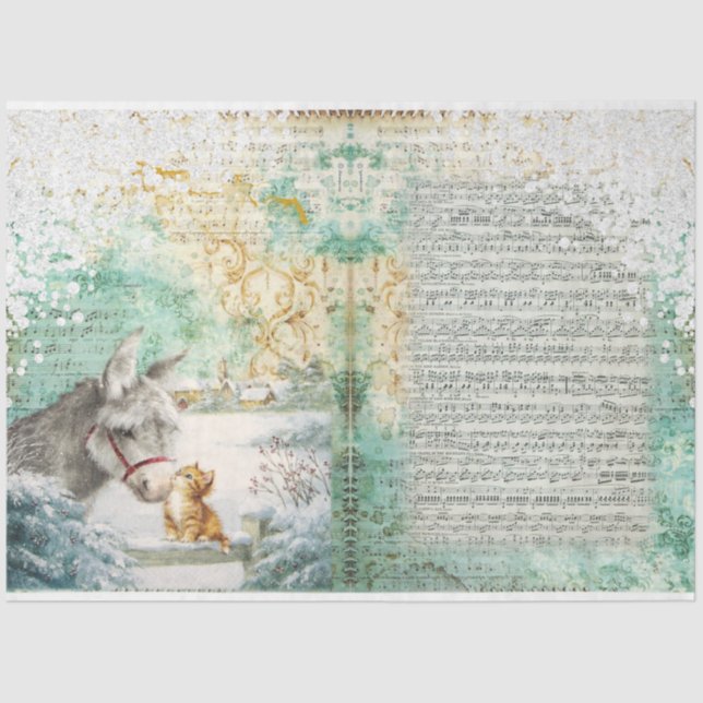 Papier Mousseline A Let it Snow Series Design 6 (Recto)