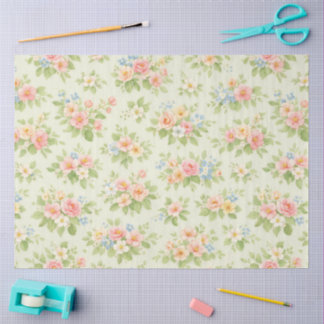 Papier Mousseline A Springy Floral Design #11