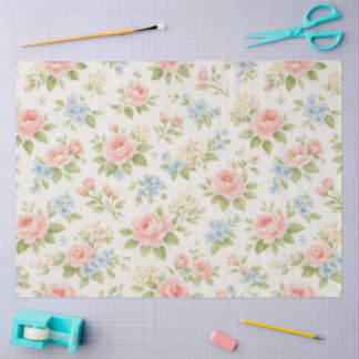 Papier Mousseline A Springy Floral Design #13