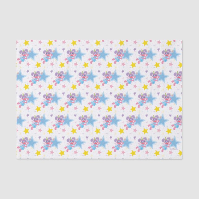 Papier Mousseline Abby Cadabby Motif du Parti étoilé (Recto)