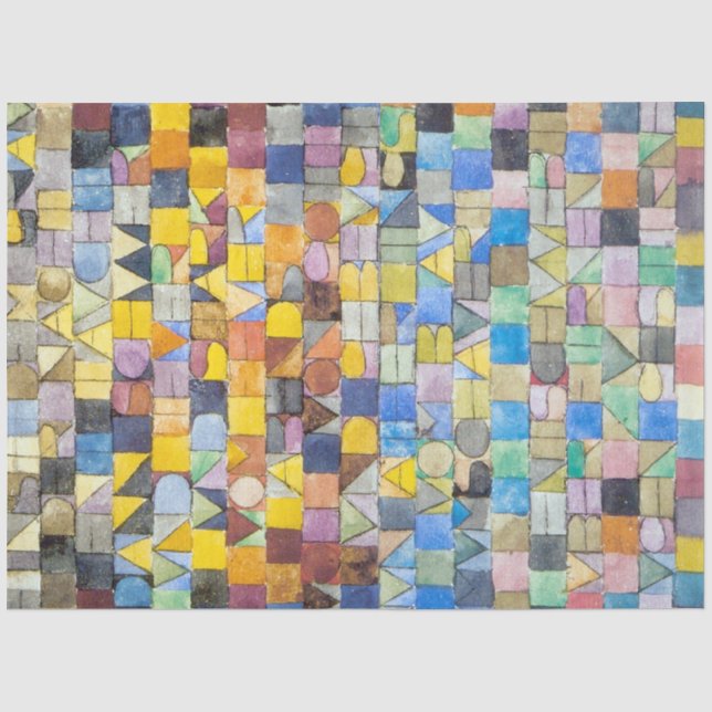 Papier Mousseline ABC (Alphabet), Paul Klee (Recto)
