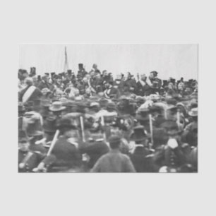 Papier Mousseline Abe Lincoln Gettysburg Adresse : Fin de la guerre
