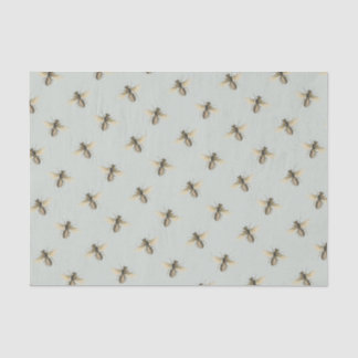 Papier Mousseline Abeille de miel Aiguille vert pâle Nature Aiguille