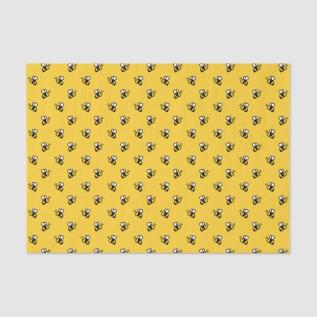 Papier Mousseline Abeilles mignonnes (Recto)