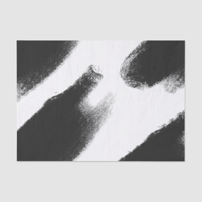 Papier Mousseline Abrégé sur noir filets d'aquarelle (Recto)