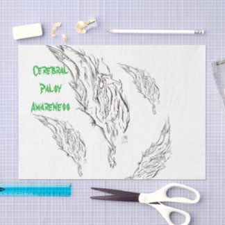 Papier Mousseline abstrait