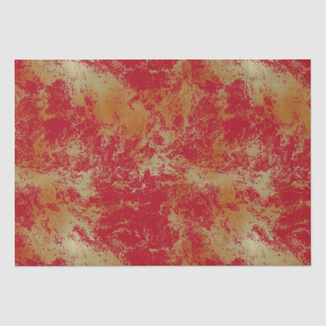 Papier Mousseline Abstrait incendie (Recto)
