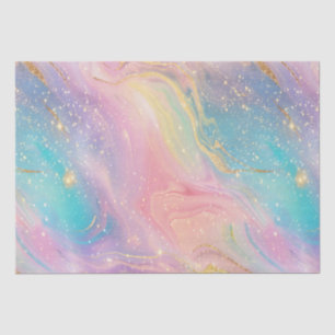 Papier Mousseline Abstrait Pastel Parties scintillant Motif sans cou