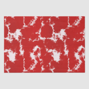 Papier Mousseline Abstrait rouge et blanc