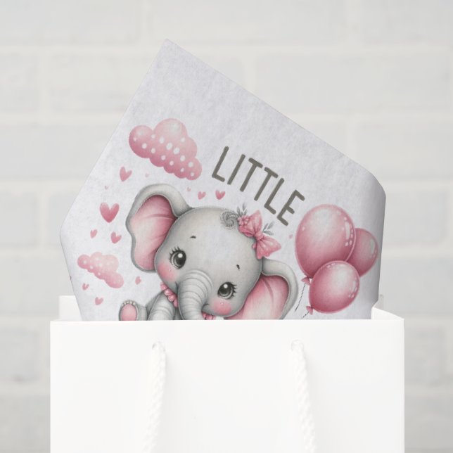 Papier Mousseline Adorable Girl Little Peanut  (Sac cadeau)