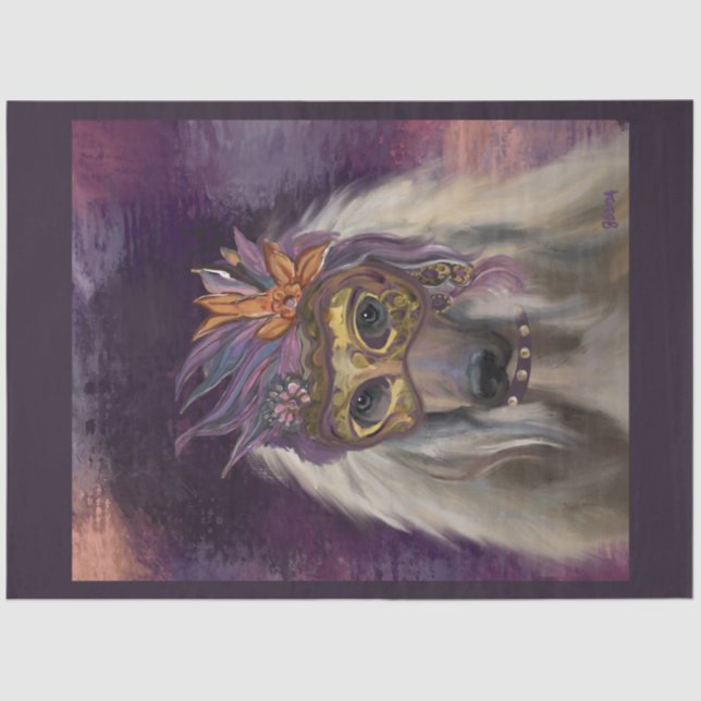 PAPIER MOUSSELINE AFGHAN HOUP (Recto)