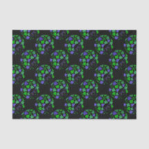 Afro Diva Vert & Bleu