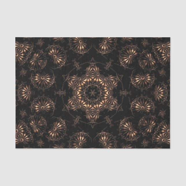 Papier Mousseline Âge de bronze Mandala (Recto)