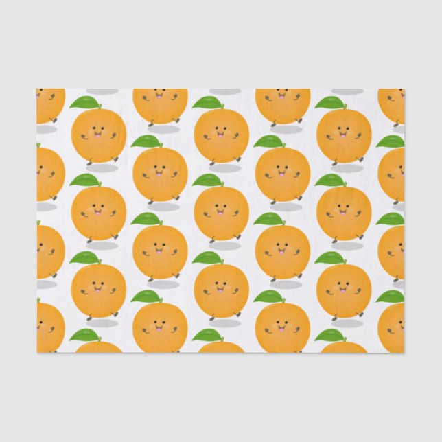 Papier Mousseline Agréable agrumes d'orange (Recto)