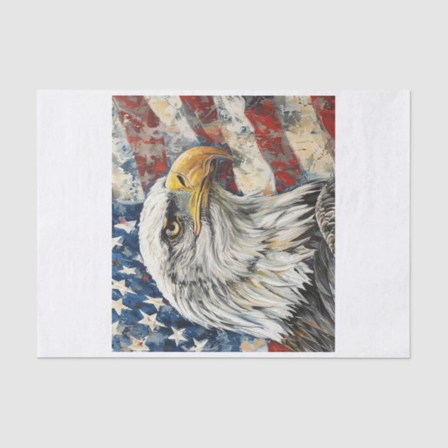 Papier Mousseline Aigle de la liberté1 (Recto)