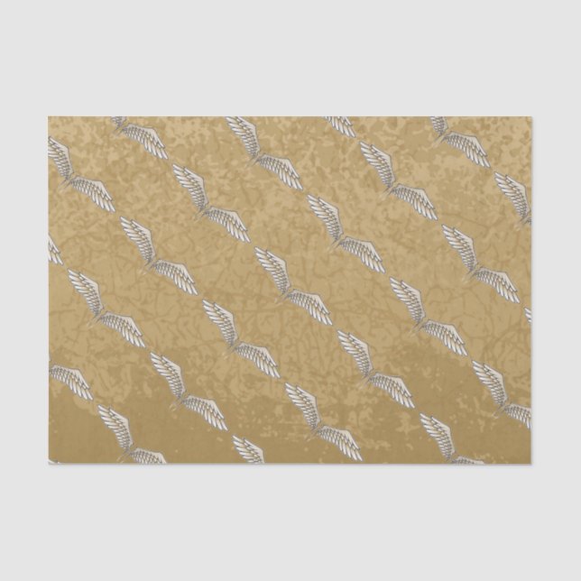 Papier Mousseline Ailes beiges (Recto)