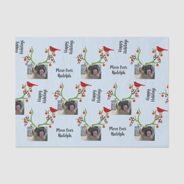 Papier Mousseline Ajouter Photo pour animaux de compagnie "Move Over (Recto)