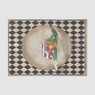 Papier Mousseline Alice au pays des merveilles
