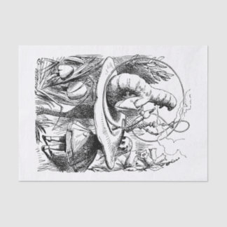 Papier Mousseline Alice au pays des merveilles - Alice rencontre