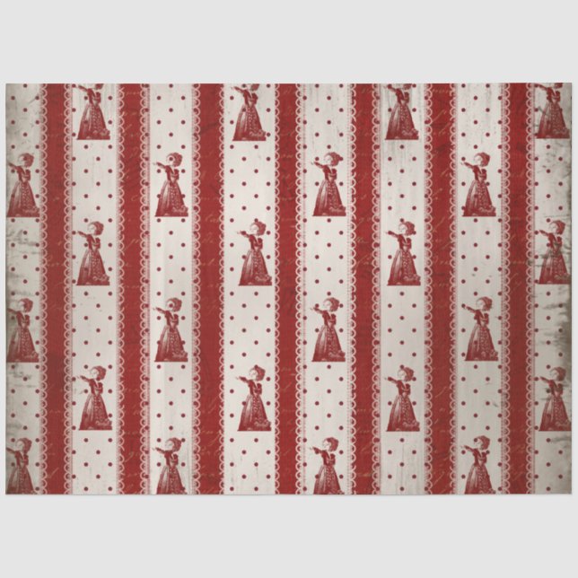 Papier Mousseline Alice au pays des merveilles Conception 1 (Recto)