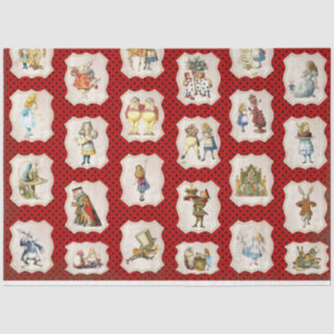 Papier Mousseline Alice au pays des merveilles Conception 5
