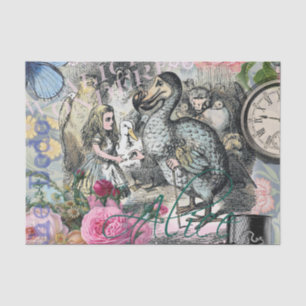 Papier Mousseline Alice Classique Merveilleux Dodo Art Tenniel