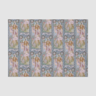 Papier Mousseline Alphonse Maria Mucha – Jugendstil Art nouveau DIY